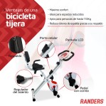 Bicicleta Fija X-Bike Vertical Randers ARG-129 Plegable