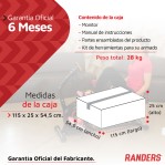 Bicicleta Fija Horizontal Randers ARG-2540 Magnetica Regulable