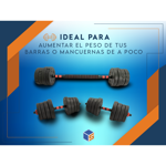 Discos Pesas 2.5kg PVC Mancuernas Barra 30mm Combo X2 Unidades Waggs