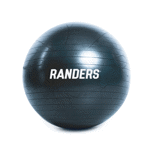 Pelota de Yoga Randers negra 65cm con inflador ARG-074