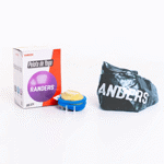 Pelota de Yoga Randers negra 65cm con inflador ARG-074