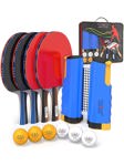 Set de palas de ping pong NIBIRU SPORT Professional para 4 jugadores