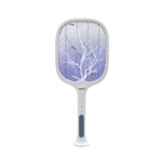 Raqueta mata mosquitos con base y luz trampa UV 6 de luces NISUTA - NSRAEMIB