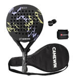 Pala de pádel CAMEWIN de fibra de carbono 18k 360g + 10g
