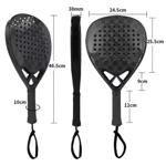 Pala de pádel CAMEWIN de fibra de carbono 18k 360g + 10g