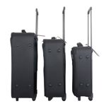 Set de de Valijas X3  19.20.24"  Check In  Color Negro Para Viaje