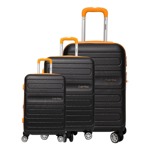 SET VALIJAS NEGRA KRABI CUBRITAS - CUBRITAS