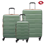 SET 3 VALIJAS EXPAND SECURITECH CITADEL DELSEY RIGIDA VERDE