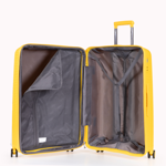 Set x 3 Valijas Carry on Mediana Grande Urbano Rígidas Expandible Amarilla