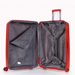 Set x 3 Valijas Carry on Mediana Grande Urbano Rígidas Expandible Rojas