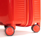 Set x 3 Valijas Carry on Mediana Grande Urbano Rígidas Expandible Rojas