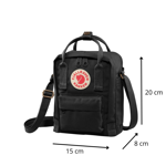 Mochila Kanken Original  Sling Bandolera Fjallraven Negro