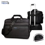 Maletín Porta Notebook T Tech Hasta 17 Pulgadas Color Negro