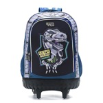 Mochila Carro Skora 18" Con Llavero Con Figura de Dino Trucks