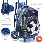 Mochila Con Carro Skora Ruedas De Goma 18 Pulgadas