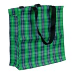 Bolso Plaid A Cuadros Mor 002460 Color Verde