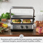 Breville Parrilla Sear Press Bgr700bss, Acero Inoxidable