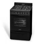 Cocina A Gas Longvie 12331g 56cm Grafito Cajón Parrilla