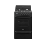 Cocina A Gas Longvie 12231g 56cm Grafito Cajón Parrilla