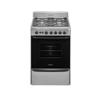 Cocina A Gas Longvie 13601xf 60cm Inox Cajón Parrilla