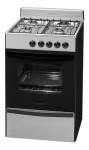 Cocina A Gas Longvie 13231xf 56cm Inox Cajón Parrilla