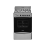 Cocina A Gas Longvie 13331xf 56cm Inox Cajón Parrilla