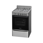 Cocina A Gas Longvie 13331xf 56cm Inox Cajón Parrilla