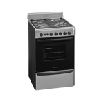 Cocina A Gas Longvie 13501xf 56cm Inox Cajón Parrilla