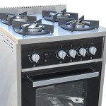 Cocina Llanos Chef Puerta Vidrio 60 cm