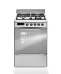 Cocina A Gas Longvie 21601x 60cm Inox Grill Eléctrico
