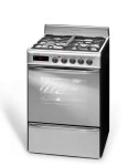 Cocina A Gas Longvie 21601x 60cm Inox Grill Eléctrico