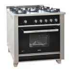 Cocina Llanos Chef Puerta Vidrio 90 cm