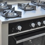 Cocina Llanos Chef Puerta Vidrio 90 cm