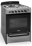 COCINA MULTIGAS LLANOS BIANCA ACERO 5630X con Luz en Horno y Encendido Electrónico   