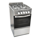 Cocina Tecnogas CXIV, Multigas, acero inoxidable