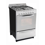 Cocina Domec CXULEAV Reflex, multigas, luz, encendido, autolimpiante, acero inoxidable, espejada