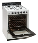 Cocina Whirlpool WFB57DW Multigas Blanca