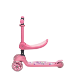 Monopatín 2 en 1 Plegable K4 Infanti rosa