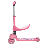 Monopatín 2 en 1 Plegable K4 Infanti rosa