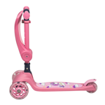 Monopatín 2 en 1 Plegable K4 Infanti rosa