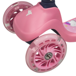 Monopatín 2 en 1 Plegable K4 Infanti rosa