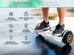 Patineta Electrica Gadnic Hoverboard 6.5 Pulgadas (Naranja)