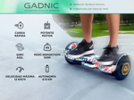 Patineta Eléctrica Gadnic Hoverboard Blth 8 Pulgadas Naranja