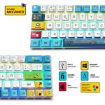 Teclado Mecánico Level Up Perseo 68 Teclas Retroiluminado