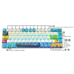 Teclado Mecánico Level Up Perseo 68 Teclas Retroiluminado