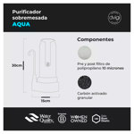 Filtro Purificador De Agua Sobre Mesada Dvigi Aqua Negro