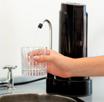 Filtro Purificador De Agua Sobre Mesada Dvigi Aqua Negro