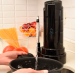 Filtro Purificador De Agua Sobre Mesada Dvigi Aqua Negro
