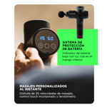 Masajeador Gadnic Massage Gun Pistola Inalámbrica Rehabilitación Fatiga Deportiva