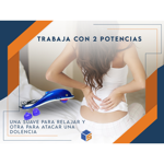 Masajeador Electrico Portatil Cuerpo Completo Dolphin Azul Waggs